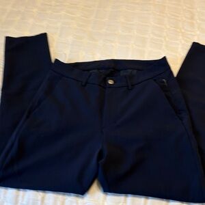 &Collar Navy Blue Trousers